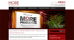 Desktop Screenshot of moreproduction.co.uk